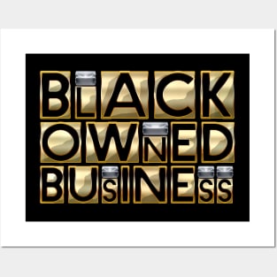 golden black owned Posters and Art